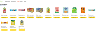 Promoción 2x1 Productos alimentación Hero en Amazon