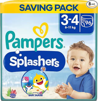 Pampers Splashers zwemluiers (96 stuks) voor €8,90