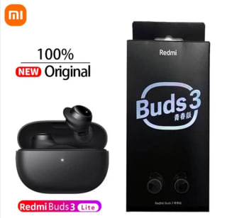 Xiaomi-auriculares inalámbricos Redmi Buds 3 Lite por 7,44€