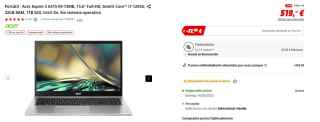 15% EXTRA descuento en Acer y Xiaomi en Mediamarkt solo hoy