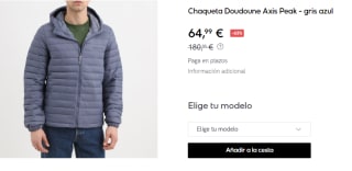 Chaqueta para Hombre Timberland Doudoune Axis Peak por 64.99€