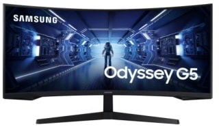 Écran PC 34" Samsung Odyssey G5 C34G55TWWP à 304,99€