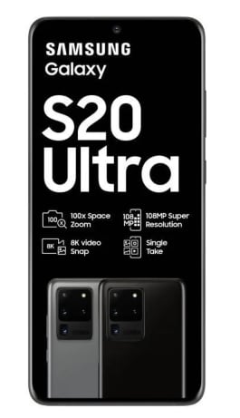 Samsung S20 Ultra 128GB USA Reacondicionado por $5,212 en AliExpress