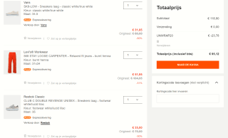 20% extra korting op de sale tot 60% bij Zalando