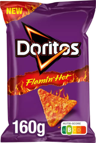 10x 160 gram Flaming Hot Doritos voor €9,99 bij Bol