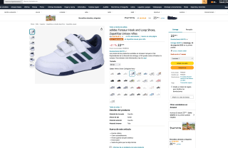 Zapatillas Adidas Tensaur Niños desde 22,49€