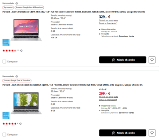 Gratis hasta 12 meses de Gemini Advanced con 2TB por la compra de un Chromebook