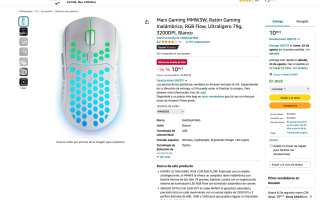 Ratón Inalámbrico Mars Gaming MMW3W por solo 10,89€