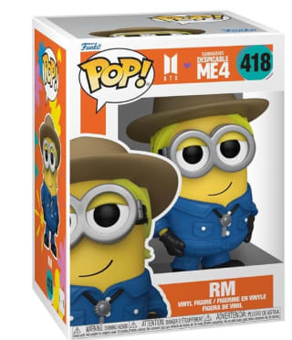 Figura FUNKO Pop! Rocks: Minions X BTS - RM - BTS + Minion por 8€