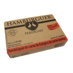 2 kg de Hambúrguer De Carne E Frango da Perdigão - R$ 1,75