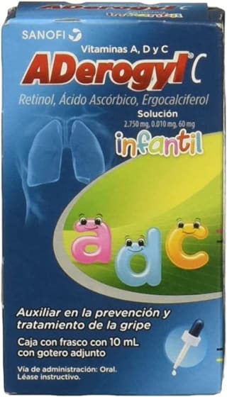 Aderogyl C Infantil 10ml a $56 en Amazon