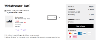 Skechers Uno Suited On Air Sneakers blauw voor €41,56 dmv code bij Zalando