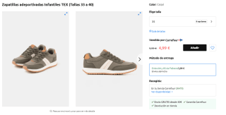 Zapatos deportivas con cordones Niñ@s TEX por 4,99€
