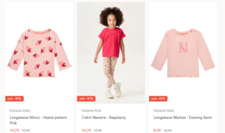 40% korting op alles in de sale bij Noppies