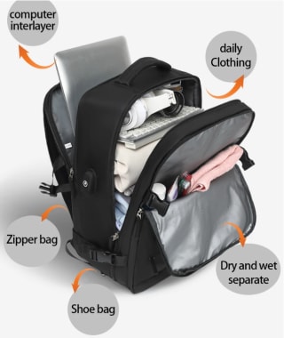 Mochila de viaje de alta calidad impermeable por solo 5,23€