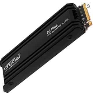 Crucial P5 Plus (met heatsink) 1TB voor €66,99 bij Amazon.nl