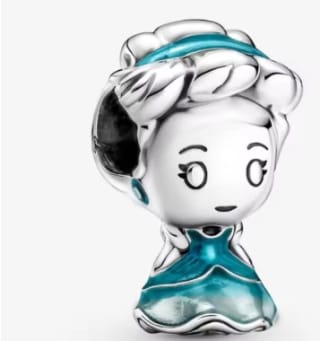 Pandora Charm de Colgante en Plata de Ley Cenicienta de Disney 799509C01，Incluye Caja Original por 26€
