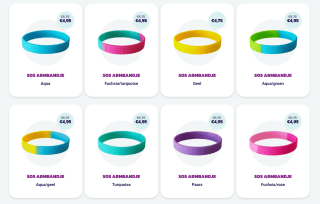SOS armbandje (gepersonaliseerd) voor 4,95 euro