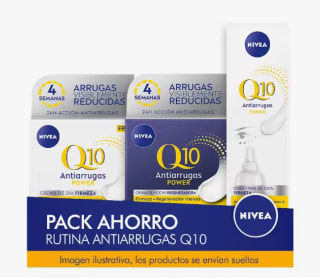 NIVEA Pack Rutina Antiedad Q10 Antiarrugas Power por 16,99€ (cuenta nueva por 10,19€)