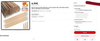 Pack de Lápices de Madera Redondos con Goma de Borrar100u HB por 9,55€