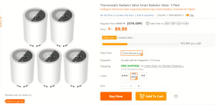 5-pack Zigbee Tuya smart radiatorknoppen voor €89,99 bij Tomtop