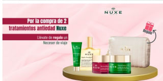 Regalo de neceser por la compra de 2 tratamientos antiedad Nuxe