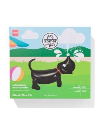 Opblaasbare sproeier Takkie voor €10 bij de Hema