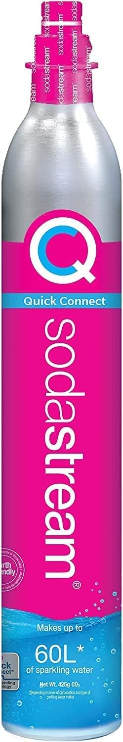 Reserve CO2 gasfles SodaStream Quick Connect, 60 l (roze) voor €19,99 bij Amazon