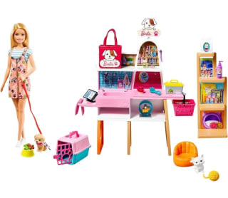 Barbie Tienda de mascotas por 22,78€.