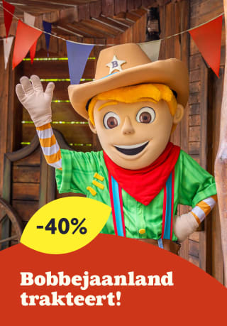 40% korting op max. 4 tickets voor Bobbejaanland op je verjaardag