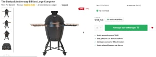 The Bastard Anniversary Edition Large Complete – Met gratis BBQ goodies voor €999 bij Vuur en rook