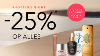 25% korting op bijna alles tijdens de Douglas shopping night