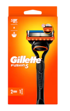 Gillette Fusion5 met 2 mesjes voor €10,57 bij Jumbo