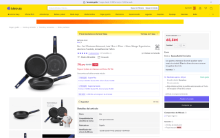 Bra Set 3 Sartenes Advanced 18cm 22cm 26cm por 65,50€