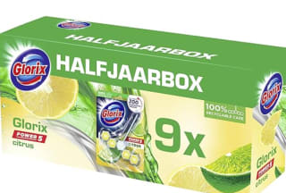 Glorix Power 5 Citrus Wc Blok 9 stuks voor €7,99 bij Amazon.nl