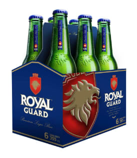 3 Packs de cerveza Royal Guard de 6 unidades c/u por $10.990