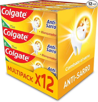Colgate 12 Pastas de Dientes Colgate Antisarro por 13,97€