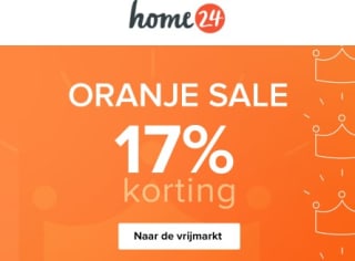 17% korting op veel koninklijke deals bij Home24