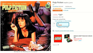 Pulp Fiction voor €14,99 bij Amazon