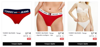 Hasta 90% descuento en ropa Tommy Hilfiger desde solo 2,50€