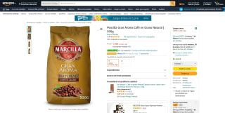 2 Cafés en Grano Marcilla Gran Aroma 500g por 11,98€