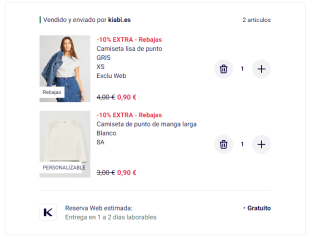 Descuentazos hasta 70% + 10% EXTRA en tu compra en Kiabi ropa desde solo 0,90€