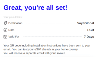 Gratis 1GB eSIM simkaart voor 7 dagen in 153 landen via Agoda & Voye Global