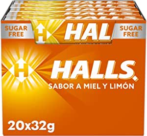 Caja de 20 sticks Halls Miel y Limón por 9,90€