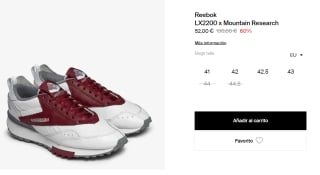 Zapatillas Reebok LX2200 x Mountain Research por 52€
