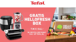 Gratis HelloFresh box bij bestelling vanaf €60,- op tefal.nl