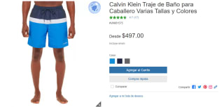 Calvin Klein Traje de Baño Hombre por $497 en Costco