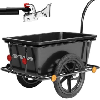 Remorque de vélo Monzana de 90L de capacité à 66,99€