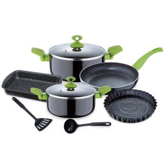 Renberg bateria de cocina 9 piezas Argent alu prens por 39,99€