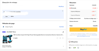 Cordless Impact Drill High Power destornillador eléctrico recargable Por 22,92€